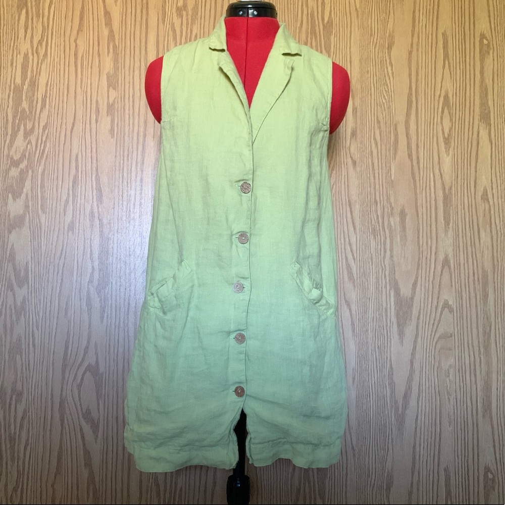 Free People Safari linen dress